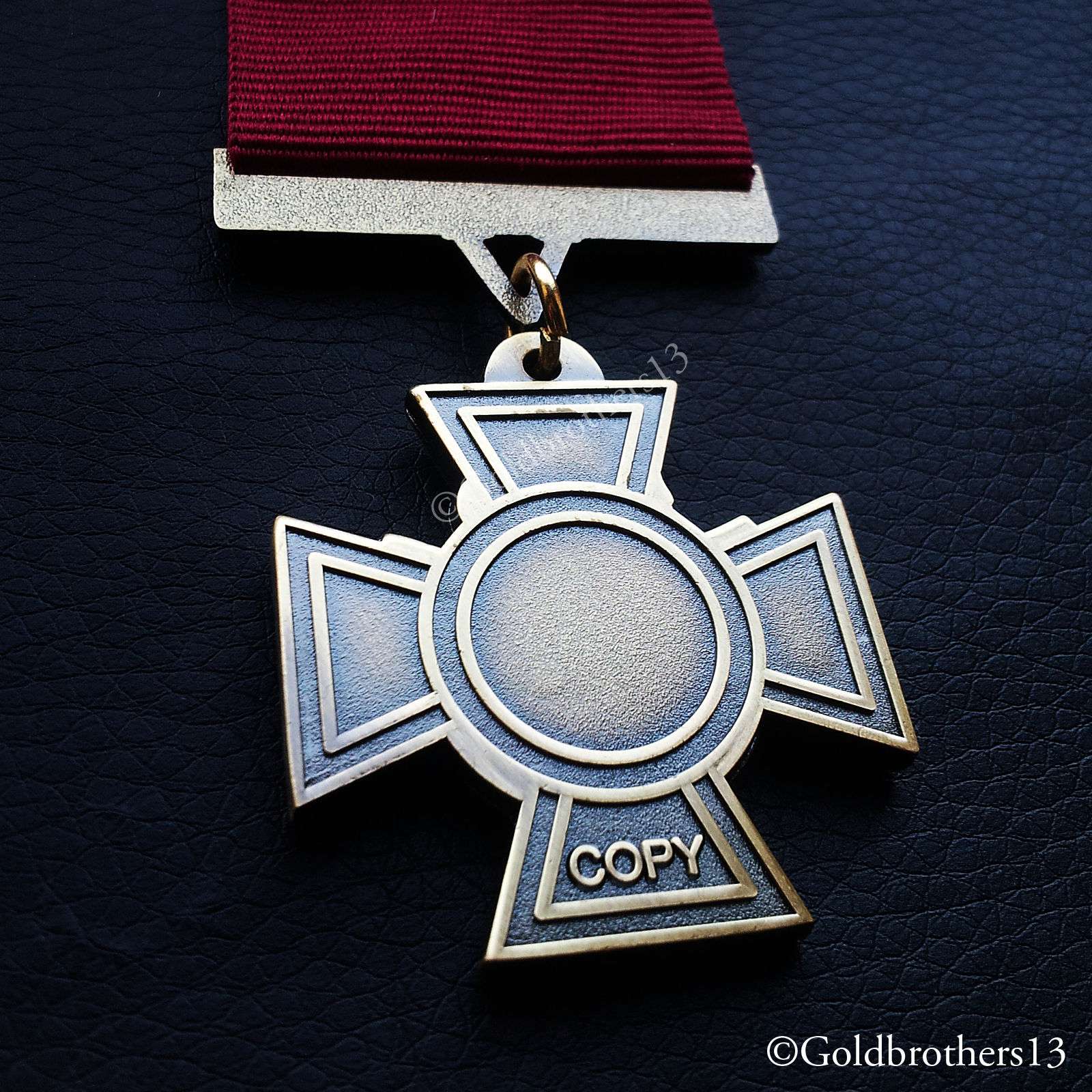 Detail of a British army medal: Military cross distinguished service order and Victoria cross medals set