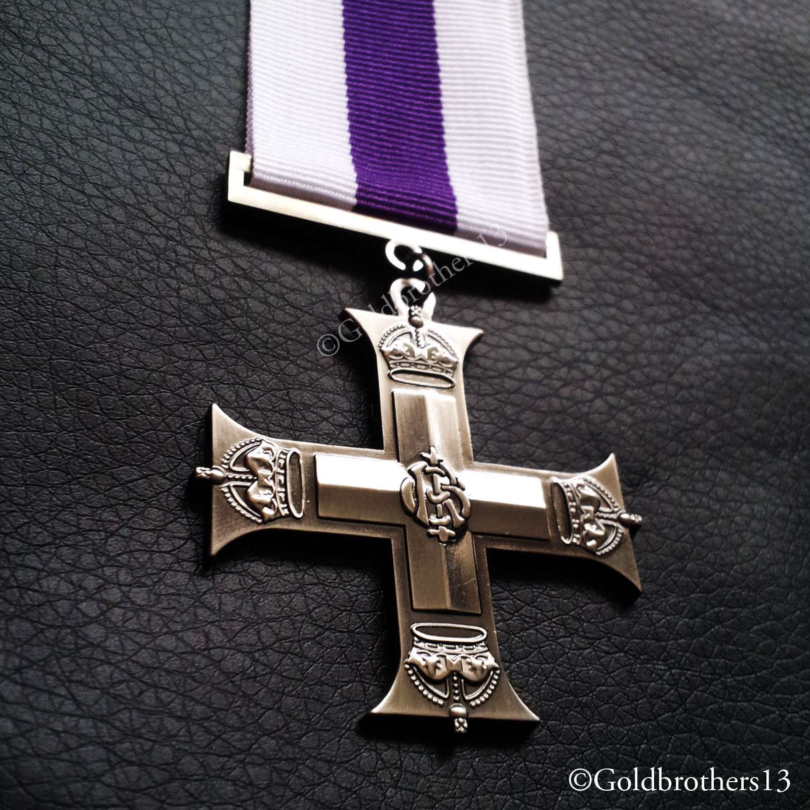 British medal: Military cross distinguished service order and Victoria cross medals set detail four