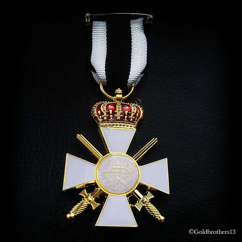 Order of the Red Eagle 3rd Class with Crown and Swords WW1 German Medal Repro